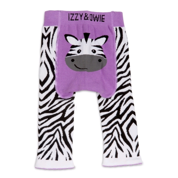 Izzy & Owie Other - Izzy & Owie zebra leggings & matching bow